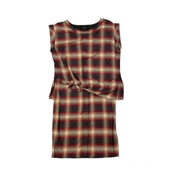 All Saints Plaid Patterned Dress - Picture 4 of 5